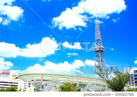 名古屋市,名古屋電視塔和綠洲的風景21 名古屋市,名古屋電視塔和綠洲的風景21 83082788