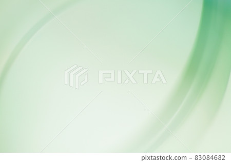 綠色抽象背景、暗綠色柔和的曲線和線條 83084682