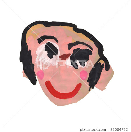 Caricature drawn by a child Caricature drawn by a child 83084732