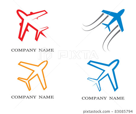 Airplane symbol vector icon illustration 83085794