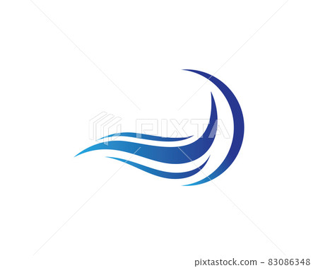 Wave symbol vector icon illustration design 83086348