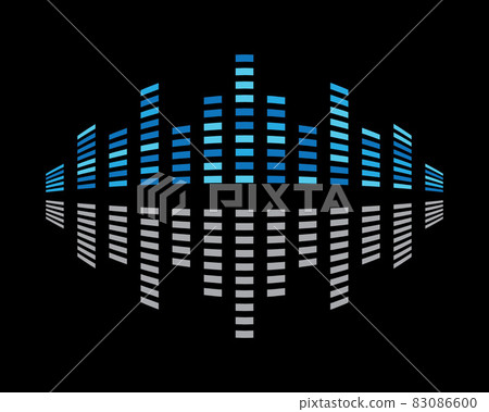 Sound wave vector icon illustration design 83086600