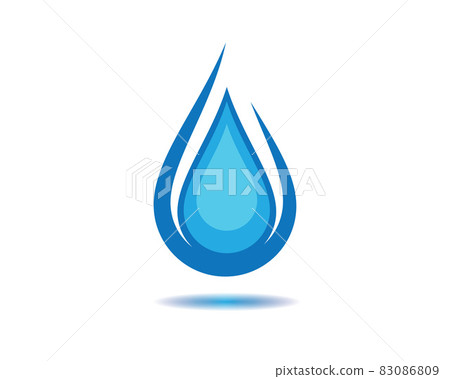 Water drop vector icon illustration Water drop vector icon illustration 83086809