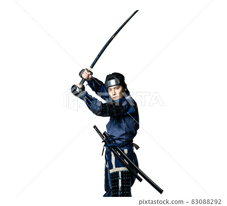 Samurai warrior samurai historical drama holding a sword Samurai warrior samurai historical drama holding a sword 83088292