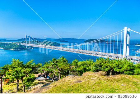 岡山縣倉敷市瀨戶橋(來自羽須山第一天文台) 岡山縣倉敷市瀨戶橋(來自羽須山第一天文台) 83089530