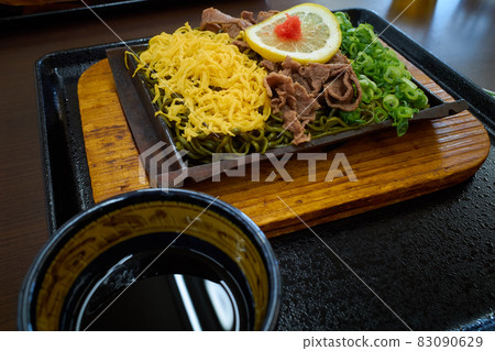 Yamaguchi Prefecture S Famous Kawara Soba Stock Photo