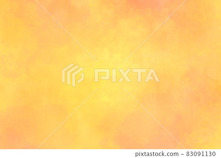 Background material_watercolor texture_orange 83091130