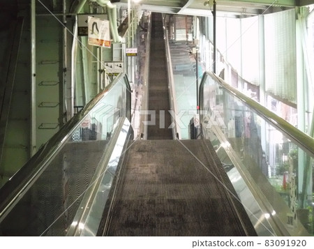 A long moving walkway ~ Moving walkway A long moving walkway ~ Moving walkway 83091920