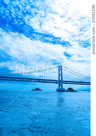 Onaruto Bridge and Naruto Strait seen from the Naruto City side of Tokushima Prefecture Onaruto Bridge and Naruto Strait seen from the Naruto City side of Tokushima Prefecture 83092296