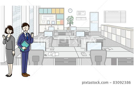 商務人士和辦公室背景 2 83092386