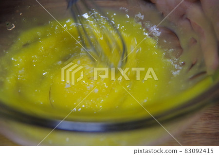 Children's cooking homemade mayonnaise 83092415