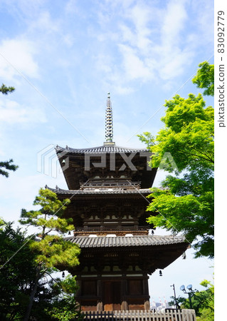 Japanese Garden Former Tomyoji Triple Pagoda Japanese Garden Former Tomyoji Triple Pagoda 83092779