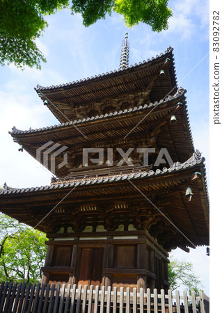 Japanese Garden Former Tomyoji Triple Pagoda Japanese Garden Former Tomyoji Triple Pagoda 83092782