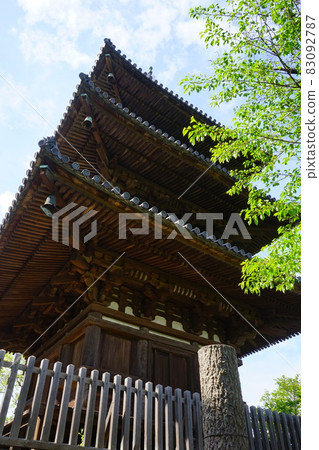 Japanese Garden Former Tomyoji Triple Pagoda Japanese Garden Former Tomyoji Triple Pagoda 83092787