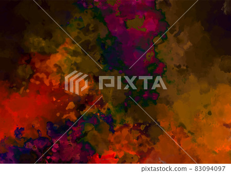 Red fantastic blood watercolor texture background 83094097