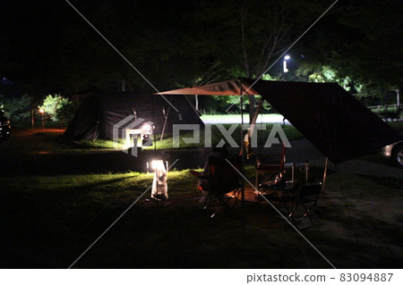 Auto camp night view [Hyogo prefecture] 83094887