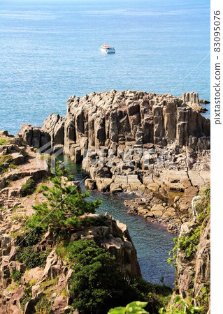 東尋坊碼頭和海 東尋坊碼頭和海 83095076