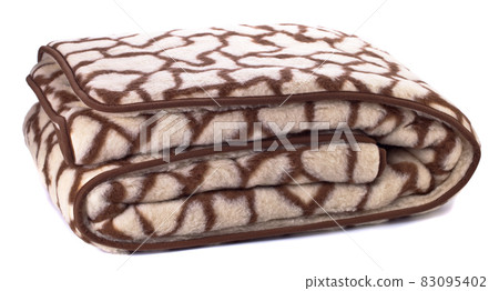 woolen blanket on white woolen blanket on white 83095402