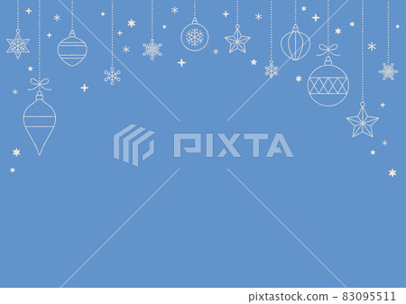 Christmas illumination background frame 83095511