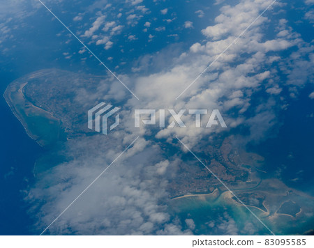 久米島鳥瞰圖（從東南側） 83095585