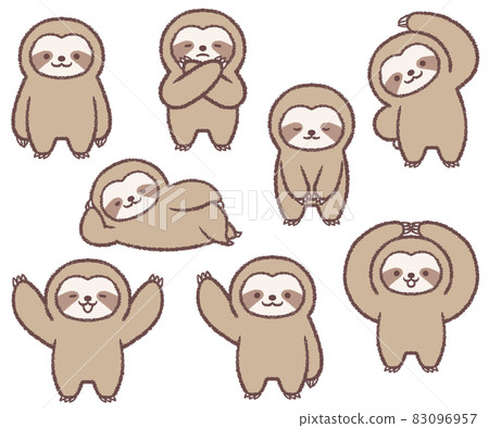 Sloth variation set 83096957