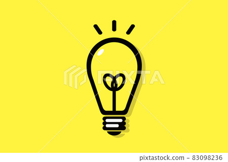 Illustration of a light bulb 83098236