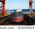 Shipbuilding industry and jib crane 83099064