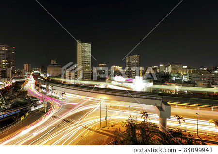 Okinawa Naha Makishi Station Night View / Naha, Okinawa, Japan Okinawa Naha Makishi Station Night View / Naha, Okinawa, Japan 83099941
