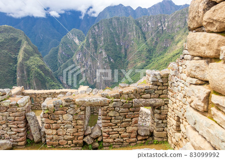 Archaeological remains of Machu Picchu located in the mountains of Cusco. Archaeological remains of Machu Picchu located in the mountains of Cusco. 83099992
