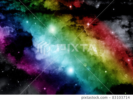 galaxy in a free space. 3D rendering galaxy in a free space. 3D rendering 83103714