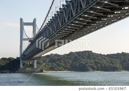 Under the elevated Seto Bridge 83103967