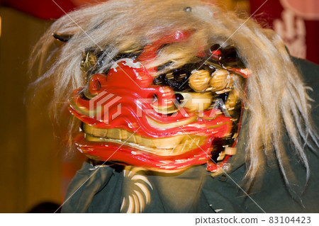 Lion dance float festival summer festival Hayashi 83104423