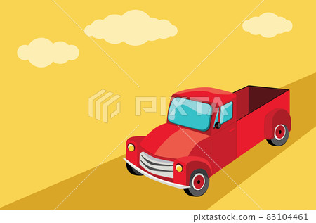 Red pickup truck Red pickup truck 83104461