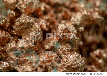 Material photo of copper ore Material photo of copper ore 83106265
