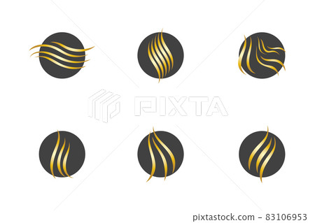 Hair wave icon vector illustration Hair wave icon vector illustration 83106953