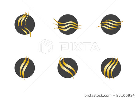 Hair wave  icon vector illustration 83106954