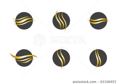 Hair wave icon vector illustration Hair wave icon vector illustration 83106955