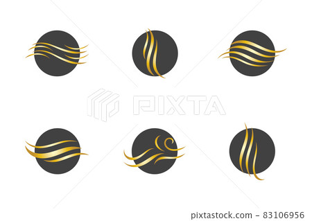 Hair wave icon vector illustration Hair wave icon vector illustration 83106956