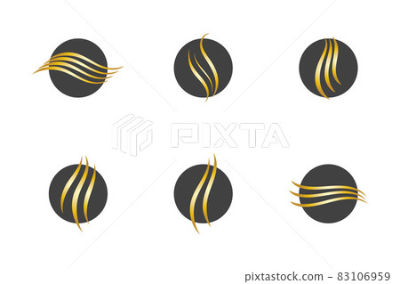Hair wave icon vector illustration Hair wave icon vector illustration 83106959