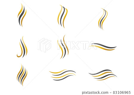 Hair wave icon vector illustration - Stock Illustration [83106965] - PIXTA