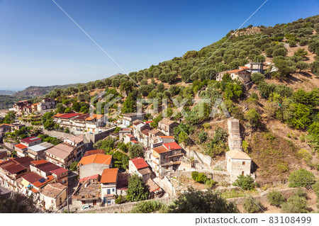Bagaladi peasant village at the foot of Aspromonte in Calabria 83108499