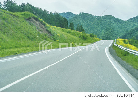 Vacation roadtrip landscape. Altai mountains. Multa region. Vacation roadtrip landscape. Altai mountains. Multa region. 83110414