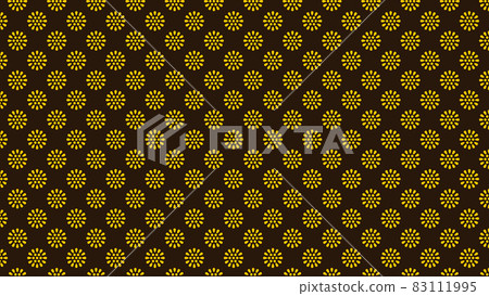 Japanese traditional pattern tiger color Kogiku Japanese traditional pattern tiger color Kogiku 83111995