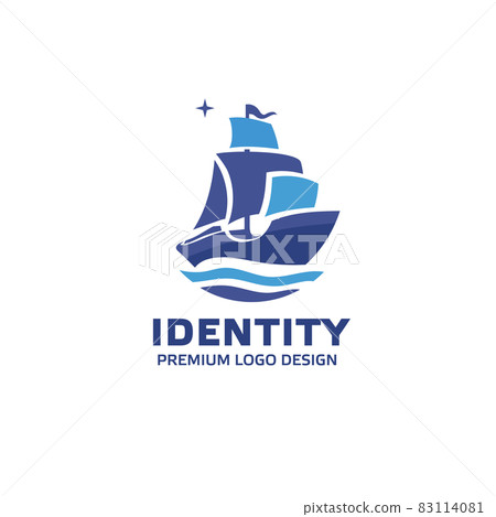 sailing boat ship vector logo sailing boat ship vector logo 83114081