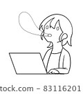 目瞪口呆的女人（畫線） 83116201