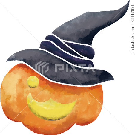 萬聖節鬼南瓜燈帶水彩女巫帽(無線) 萬聖節鬼南瓜燈帶水彩女巫帽(無線) 83117051