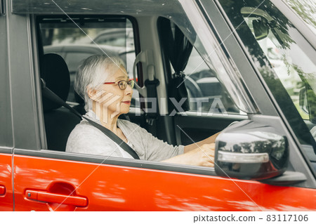 開車的老婦人 83117106