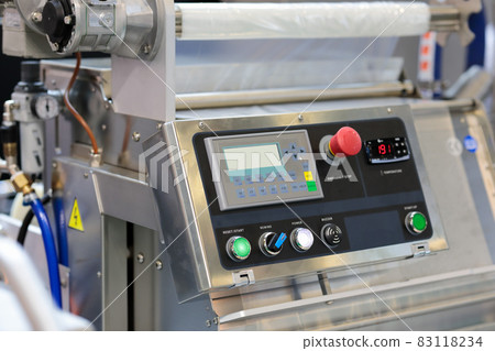 control panel of industrial tray packaging machine control panel of industrial tray packaging machine 83118234