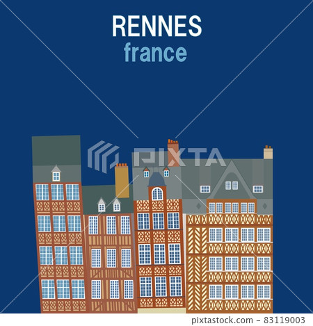 雷恩 renness 法國 法國 傾斜的房子 83119003