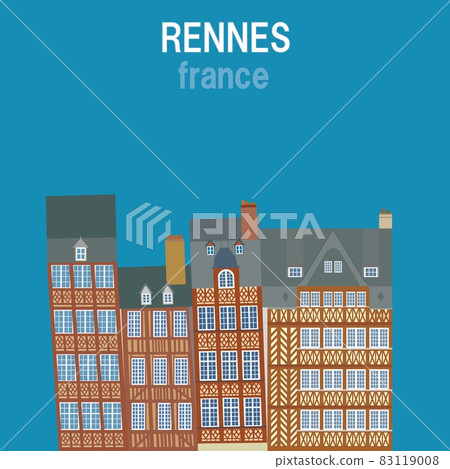 雷恩 renness 法國 法國 傾斜的房子 83119008